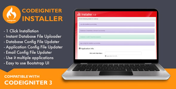 Installer for Codeigniter Application