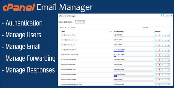 Cpanel Email Manager