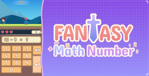 Fantasy Math Number - HTML5 Game - Contruct 3