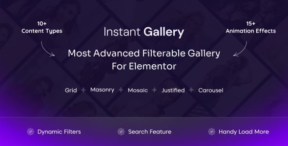 Instant Gallery Pro - WordPress Plugin