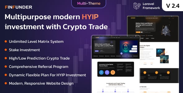 FinFunder - HYIP Investments and Crypto Trading on the Matrix Platform