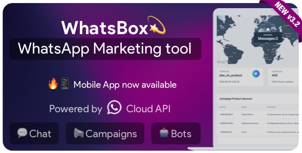 WhatsBox - The WhatsApp Marketing - Bulk Sender, Chat, Bots, SaaS