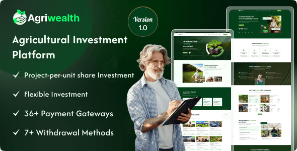 AgriWealth - Agricultural HYIP Investment Solution