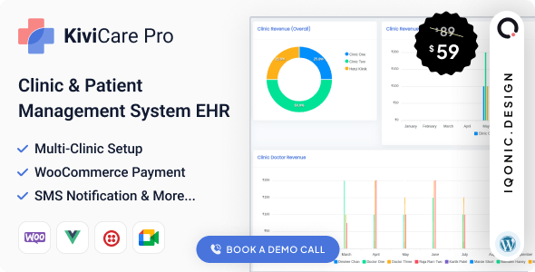 KiviCare Pro - Clinic & Patient Management System EHR (Add-on)