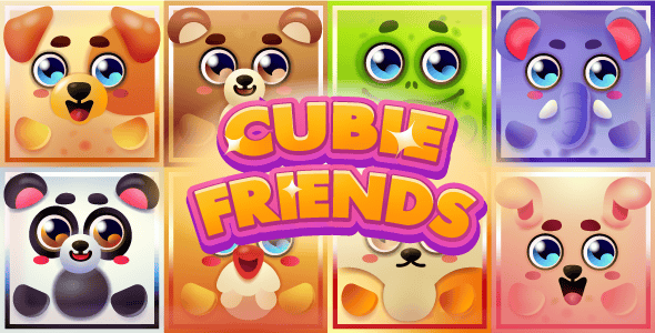 Cubie Friends - HTML5 - Construct 3